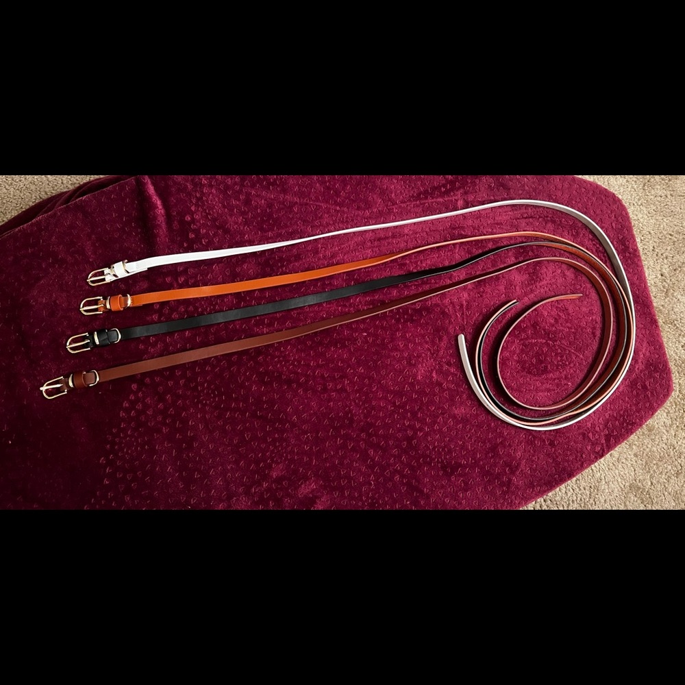 Set 4 Thin Belts - Picture 6 of 10